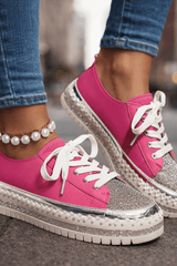 Velisse - Crystal Edge Platform Sneakers