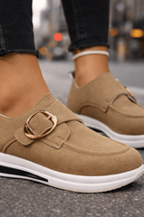 Solivana - Buckle Comfort Slip-Ons