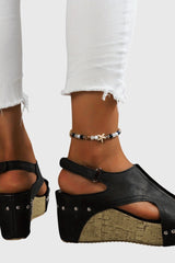 Sienna - Comfort Cork Wedge Sandals