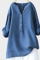 Marina – Relaxed Cotton Button Tunic