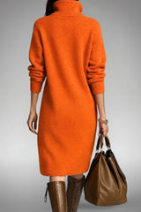 Soraya – Wool Knit Sweater Dress