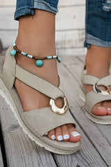Sienna – Comfort Ring Detail Sandals