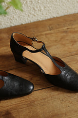 Marovelle - Vintage Leather Pumps