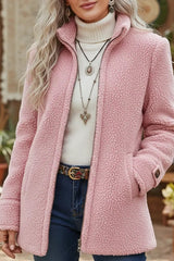 Alessia – Cosy Elegance Teddy Jacket