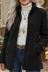 Alessia – Cosy Elegance Teddy Jacket