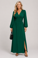 Emerielle – Elegant Long Sleeve Maxi Dress