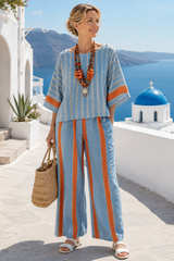 Santelina – Coastal Stripe Two-Piece Set