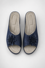Nerina-Floral Wedge Sandals