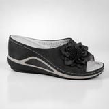 Nerina-Floral Wedge Sandals