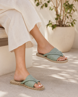 Livia-Cross Strap Espadrille Sandals