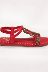 Amara-Beaded Boho Sandals