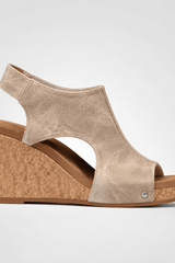 Serena-Peep Toe Wedge Sandals