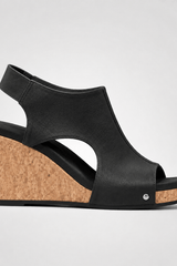 Serena-Peep Toe Wedge Sandals