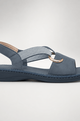 Orlena-Ring Detail Comfort Sandals