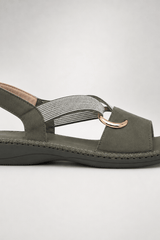 Orlena-Ring Detail Comfort Sandals