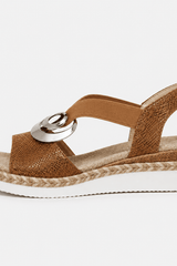 Adele-Ring Detail Espadrille Sandals