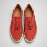Ravelle-Perforated Slip-On Sneakers