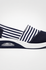 Sabine-Striped Platform Sneakers