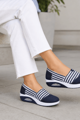 Sabine-Striped Platform Sneakers