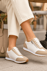 Camille-Zip Detail Sneakers