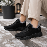 Noira-Fleece Lined Knit Sneakers