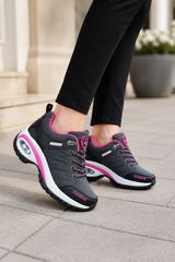 Roxelle-Pink Accent Comfort Sneakers