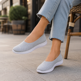 Mireya-Knit Slip-On Flats