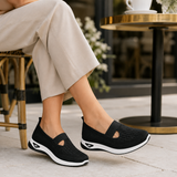 Emira-Knit Cutout Sneakers