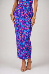 Sabrina-Puff Sleeve Midi Dress
