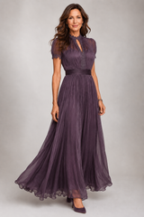 Velmira – Graceful Chiffon Maxi Dress
