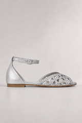 Maribel-Braided Gold Sandals