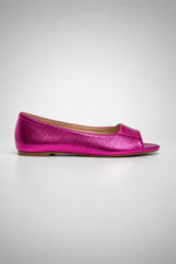 Gianna-Metallic Mule Sandals