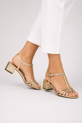 Valeria-Strappy Block Heel Sandals
