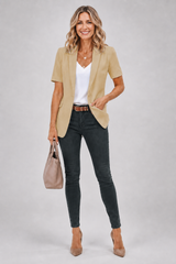 Seraphina - Short-Sleeve Blazer
