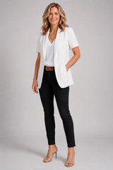 Seraphina - Short-Sleeve Blazer