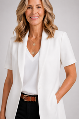 Seraphina - Short-Sleeve Blazer