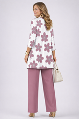 Dahlia - Floral Grace Three-Piece Set