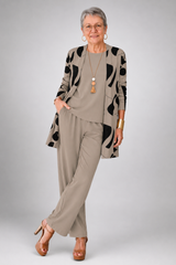 Camille - Abstract Print Three-Piece Set