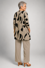 Camille - Abstract Print Three-Piece Set