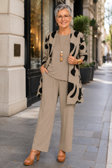 Camille - Abstract Print Three-Piece Set