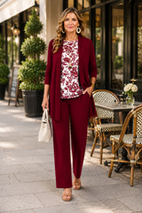 Scarlett - Floral Charm Three-Piece Set