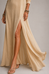 Solene-One Shoulder Maxi Dress
