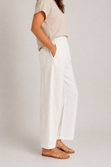 Lunara-Wide Leg Linen Pants