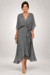 Seraphina – Flowing Tie-Waist Midi Dress