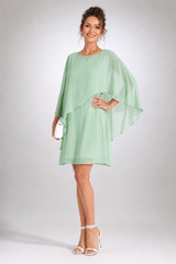 Elowira – Graceful Chiffon Layered Dress