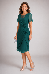 Seraphelle – Elegant Chiffon Layered Dress