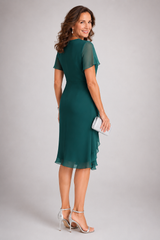 Seraphelle – Elegant Chiffon Layered Dress