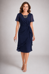 Seraphelle – Elegant Chiffon Layered Dress