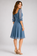 Elarisse – Romantic Chiffon Mini Dress