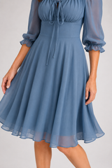 Elarisse – Romantic Chiffon Mini Dress